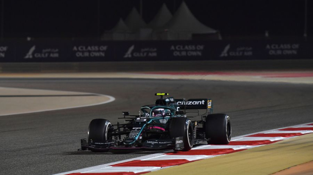 Sebastian Vettel in the Bahrain Grand Prix