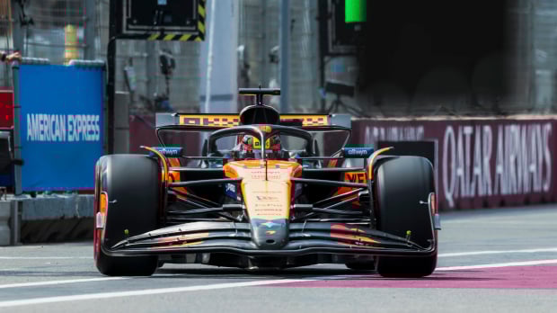 Oscar Piastri at Baku City Circuit