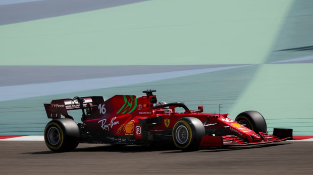 Charles Leclerc in actie tijdens de wintertestdagen 2021