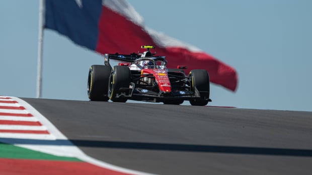 Hamilton during practice in Austin — Foto: © IMAGO