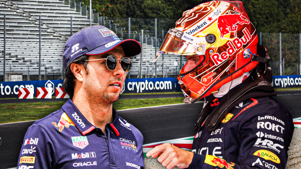 Verstappen, Pérez, RB20, socials