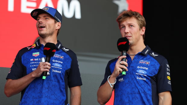 Liam Lawson will once again partner Max Verstappen at Red Bull in Madrid