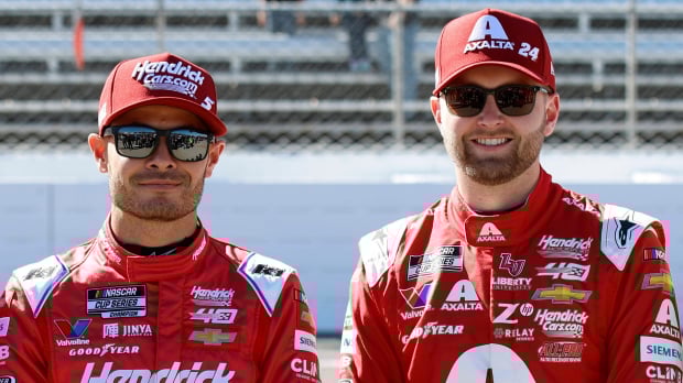 Kyle Larson and William Byron have the most playoff points in 2025