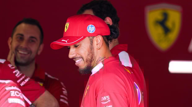Lewis Hamilton in Imola