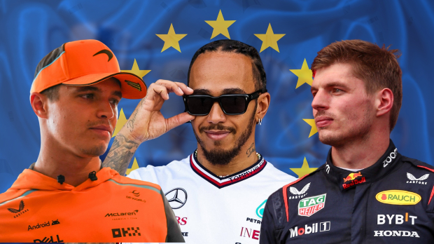 Max Verstappen, Lewis Hamilton and Lando Norris