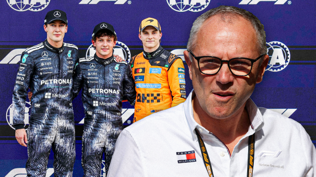 FOM, Antonelli, Domenicali, Russell, Piastri, socials — Foto: © IMAGO x GPFANS