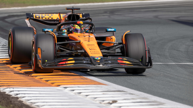 Piastri during FP3 at Zandvoort