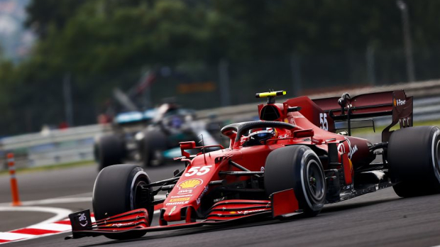 Sainz in Hungary