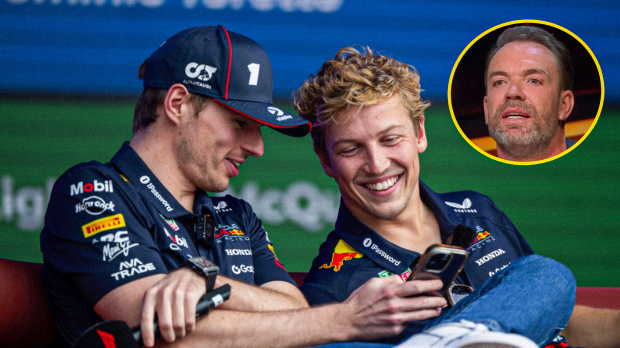 Verstappen, Lawson, Doornbos, socials — Foto: © IMAGO x GPFANS X Ziggo