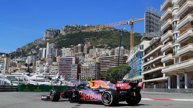 Sergio Perez in Monaco practice