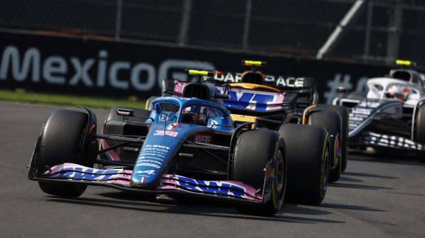 Esteban Ocon in the Alpine A522