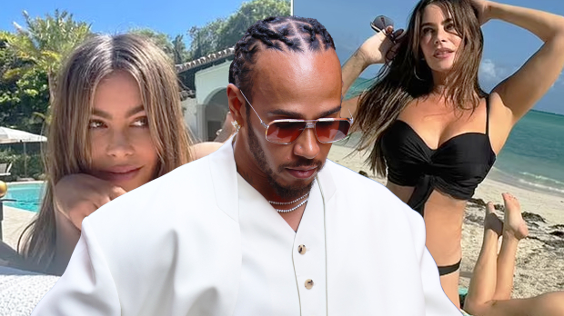 Sofia Vergara and Lewis Hamilton