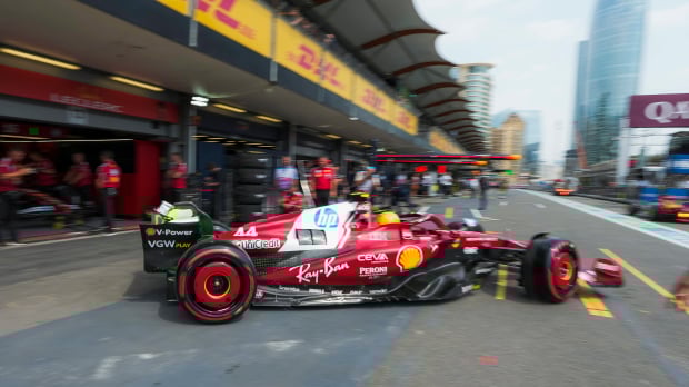 hamilton, ferrari, bakoe, f1, 2025, generic