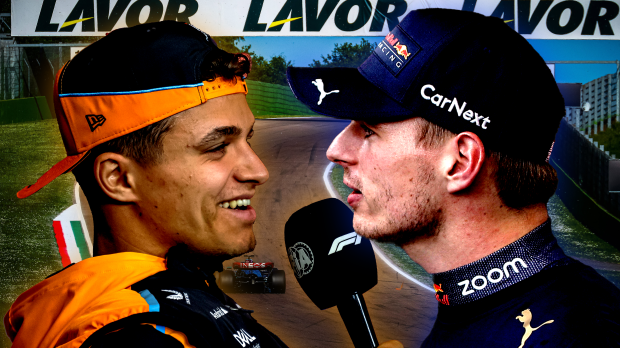 Norris, Verstappen, social