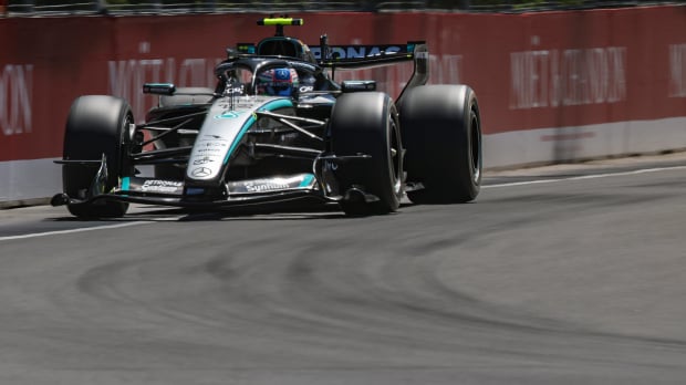 Antonelli during sprint qualifying in Canada — Foto: © IMAGO