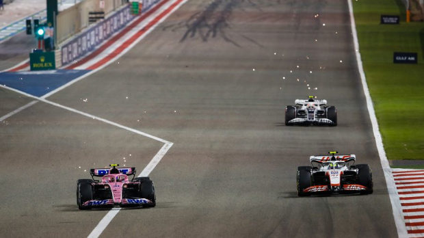 Ocon and Schumacher in Bahrain