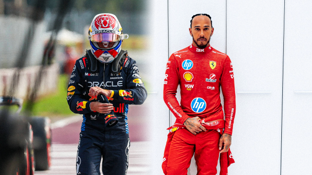 Verstappen, Hamilton, socials