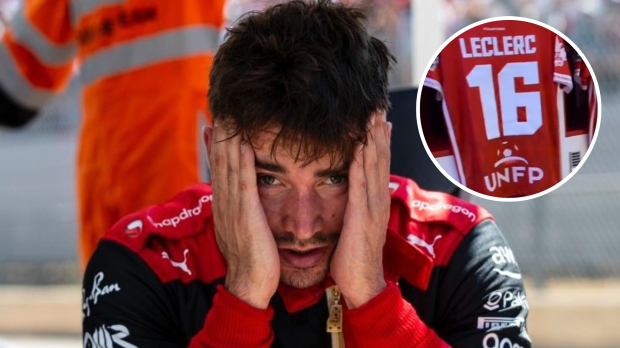 Charles Leclerc plays in Charity Football match