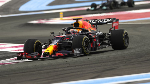 Verstappen in the lead