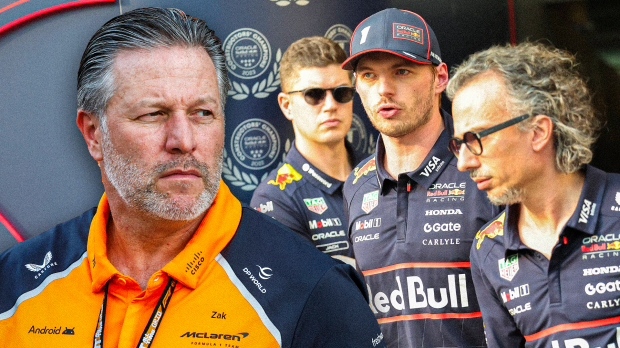 Brown, Mekies, Verstappen, socials