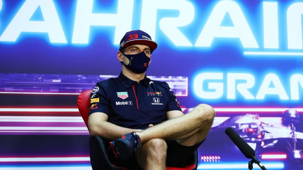 Max Verstappen during press conference