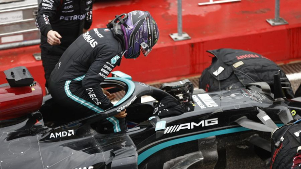 Lewis Hamilton at Imola