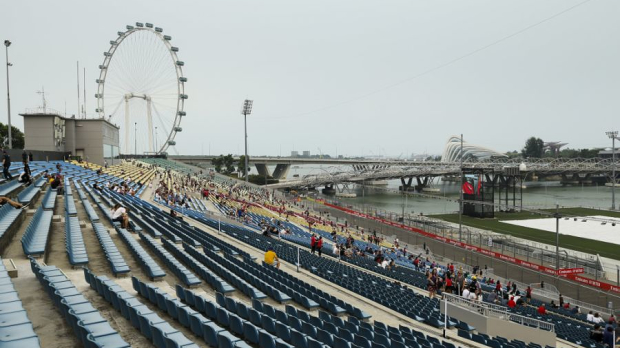 Foto: © Panorámica del circuito del Gran Premio de Singapur.