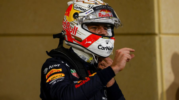 Verstappen in Bahrein na kwalificatie — Foto: © LAT Images