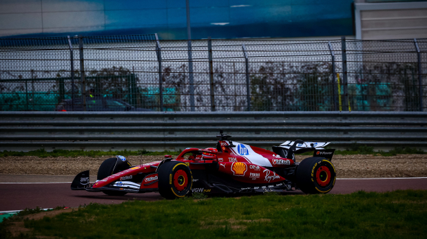 Leclerc debuts SF-25 at Fiorano