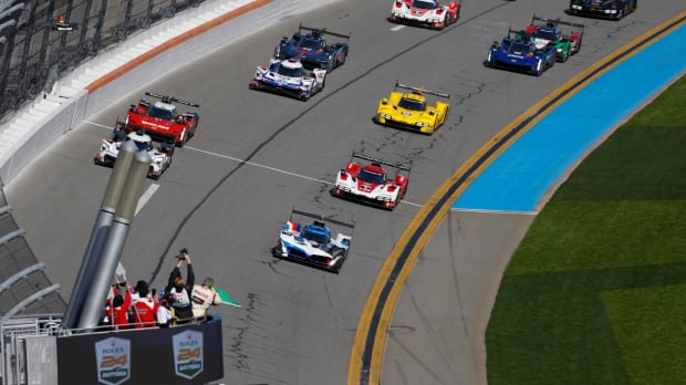 Start of the 2025 Rolex 24 at Daytona