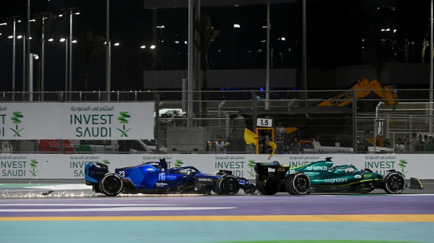 Albon hits Stroll in Jeddah