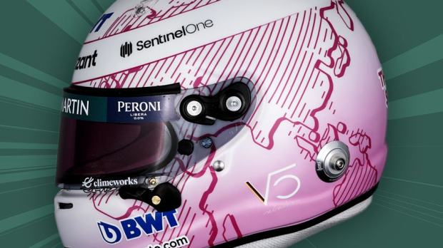 Vettel's new helmet