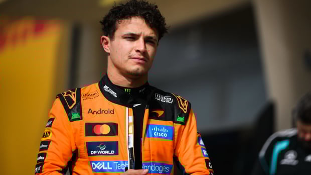 Lando Norris during F1 Testing in Bahrain