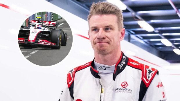 Nico Hulkenberg crashes in Monaco, 2023