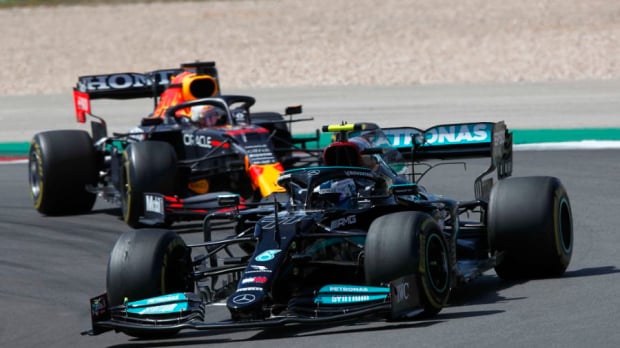 Bottas, Verstappen, Portugal 