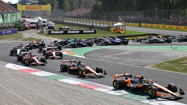 Start of the 2024 Italian GP