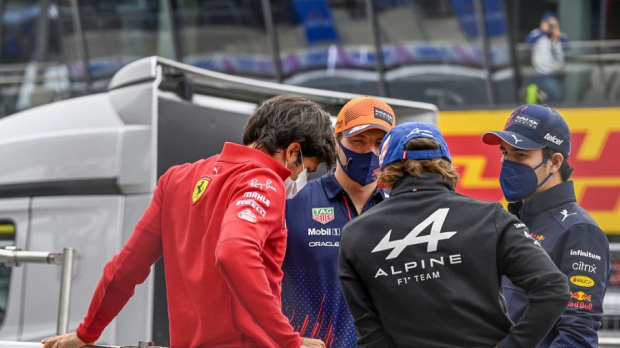 Verstappen, Alonso, Sainz, Perez, F1 