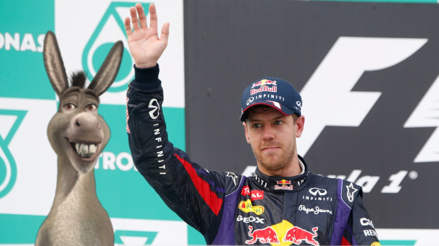 Vettel and Donkey