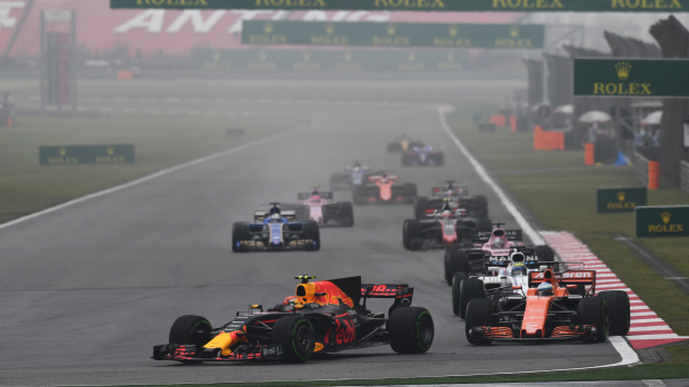 Verstappen in openingsronde Shanghai 2017