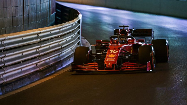 Charles Leclerc headed the field in Monaco practice