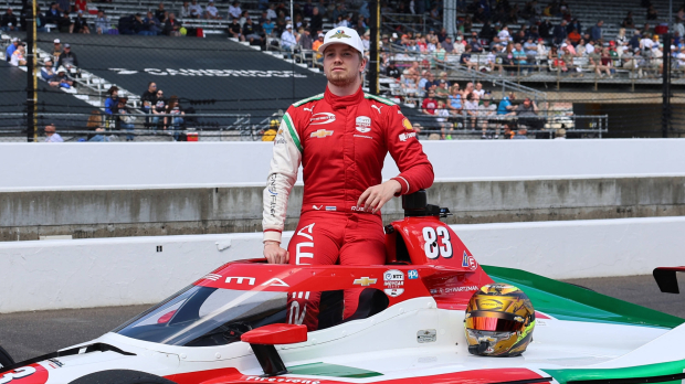 An image of 2025 Indy 500 pole winner Robert Shwartzman