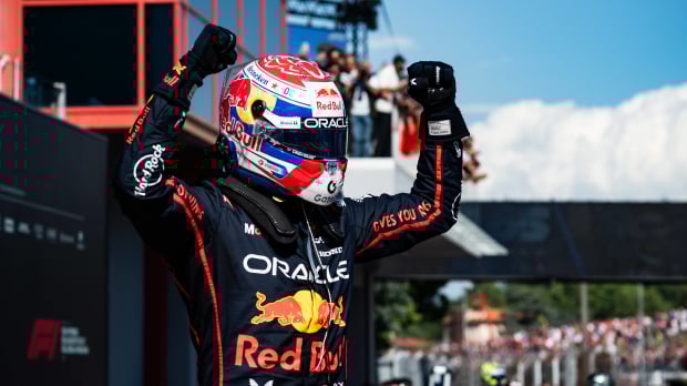 Max Verstappen after his win in Italy