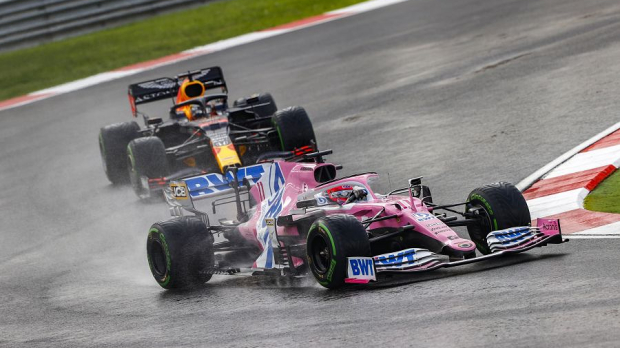 Verstappen en Perez in Turkije