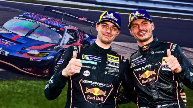 Lulham and Verstappen at the Nürburgring