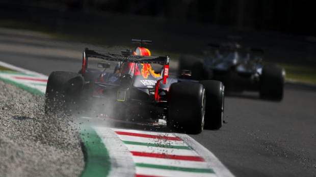Red Bull in the gravel