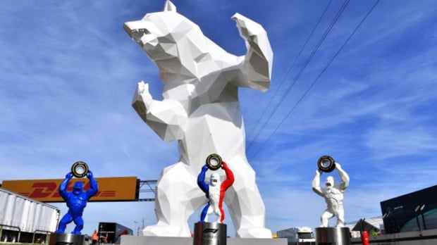 2019 French Grand Prix trophies