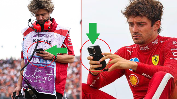 De telefoons op de foto's zijn identiek