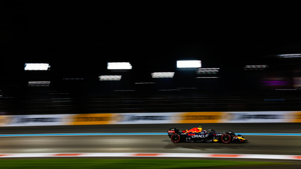 Pérez tijdens kwalificatie in Abu Dhabi