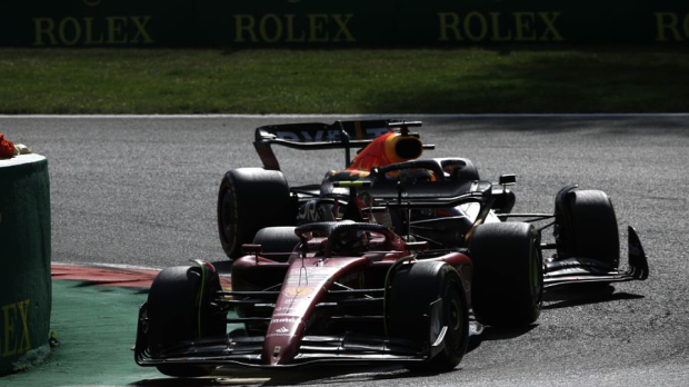 Sainz en Perez in Belgie