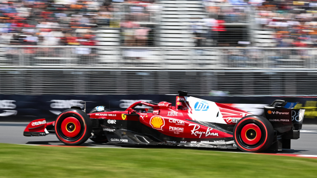 Leclerc during FP1 in Montreal